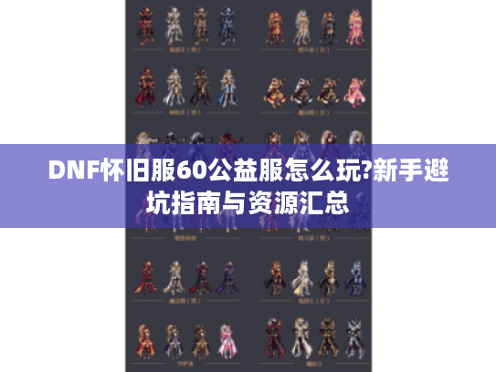 DNF怀旧服60公益服怎么玩?新手避坑指南与资源汇总