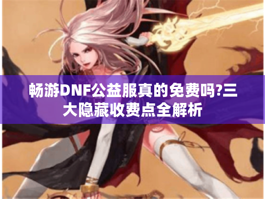 畅游DNF公益服真的免费吗?三大隐藏收费点全解析