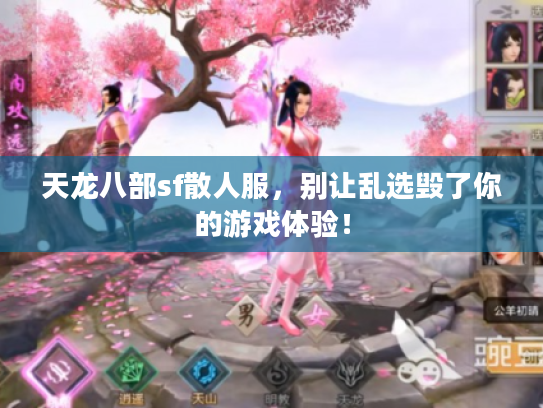 天龙八部sf散人服，别让乱选毁了你的游戏体验！
