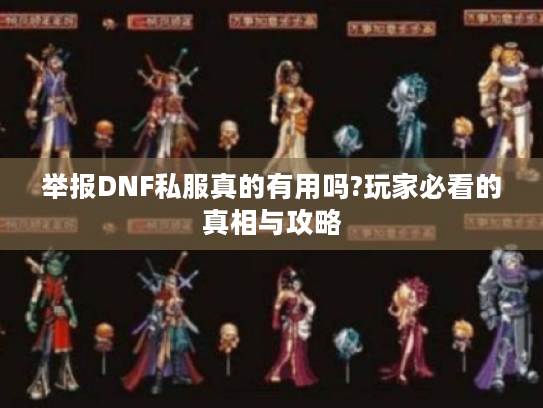 举报DNF私服真的有用吗?玩家必看的真相与攻略