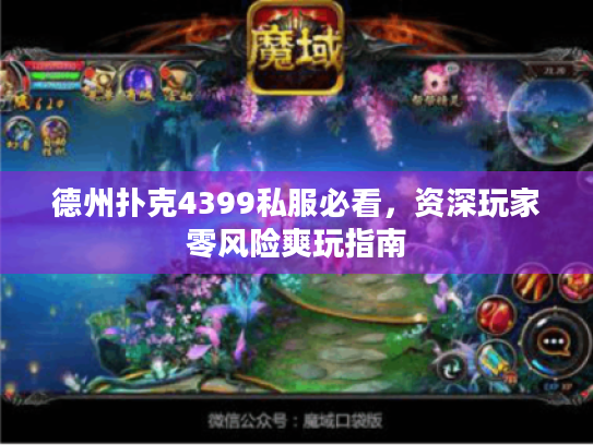 德州扑克4399私服必看,资深玩家零风险爽玩指南 德州扑克4399私服必看,资深玩家零风险爽玩指南