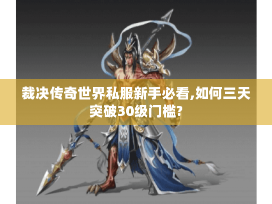 裁决传奇世界私服新手必看,如何三天突破30级门槛?
