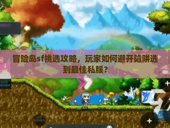 冒险岛sf挑选攻略，玩家如何避开陷阱选到最佳私服？