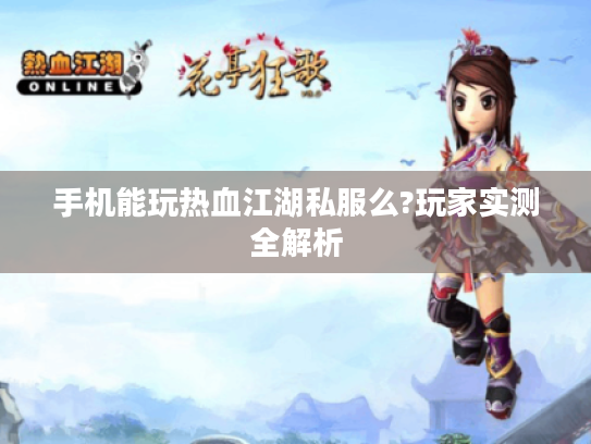 手机能玩热血江湖私服么?玩家实测全解析