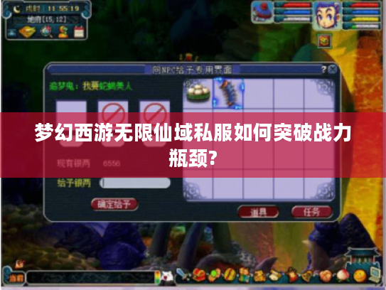 梦幻西游无限仙域私服如何突破战力瓶颈?