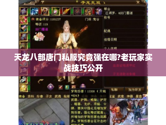 天龙八部唐门私服究竟强在哪?老玩家实战技巧公开