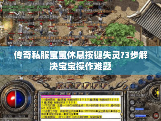 传奇私服宝宝休息按键失灵?3步解决宝宝操作难题