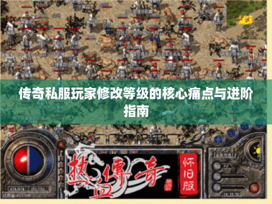 传奇私服玩家修改等级的核心痛点与进阶指南