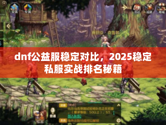 dnf公益服稳定对比,2025稳定私服实战排名秘籍 dnf公益服稳定对比,2025稳定私服实战排名秘籍