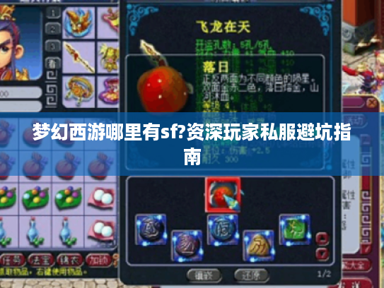 梦幻西游哪里有sf?资深玩家私服避坑指南 梦幻西游哪里有sf?资深玩家私服避坑指南