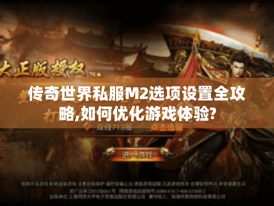 传奇世界私服M2选项设置全攻略,如何优化游戏体验?