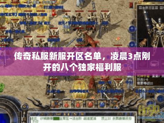传奇私服新服开区名单，凌晨3点刚开的八个独家福利服