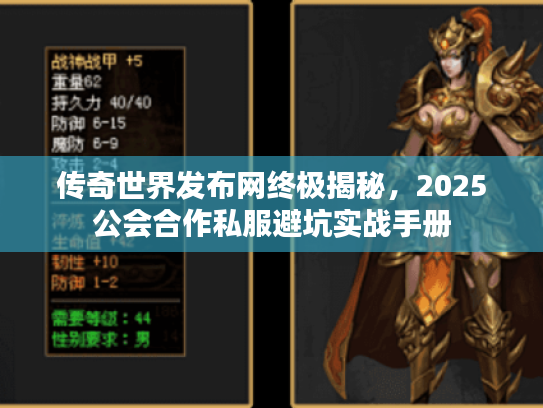 传奇世界发布网终极揭秘,2025公会合作私服避坑实战手册 传奇世界发布网终极揭秘,2025公会合作私服避坑实战手册