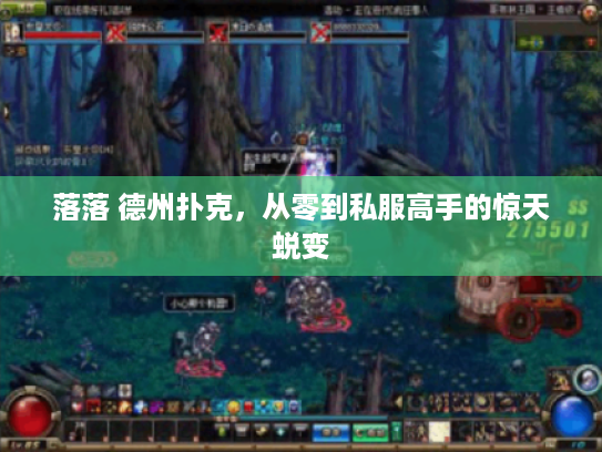 落落 德州扑克,从零到私服高手的惊天蜕变 落落 德州扑克,从零到私服高手的惊天蜕变