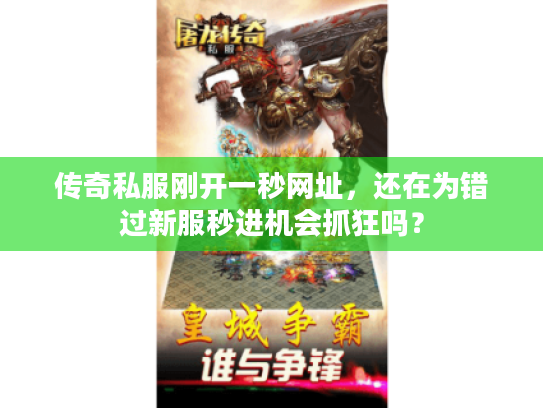 传奇私服刚开一秒网址，还在为错过新服秒进机会抓狂吗？