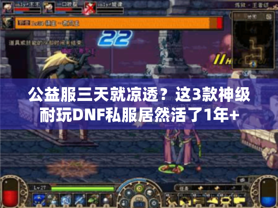 公益服三天就凉透？这3款神级耐玩DNF私服居然活了1年+