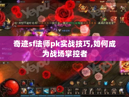 奇迹sf法师pk实战技巧,如何成为战场掌控者