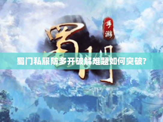 蜀门私服防多开破解难题如何突破? 蜀门私服防多开破解难题如何突破?