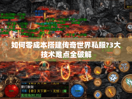 如何零成本搭建传奇世界私服?3大技术难点全破解