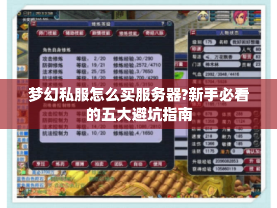 梦幻私服怎么买服务器?新手必看的五大避坑指南