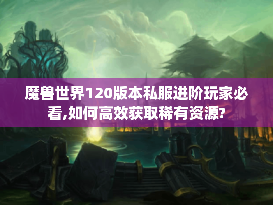 魔兽世界120版本私服进阶玩家必看,如何高效获取稀有资源?