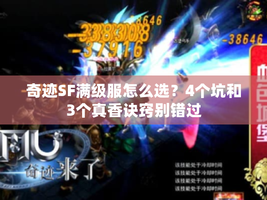 奇迹SF满级服怎么选？4个坑和3个真香诀窍别错过