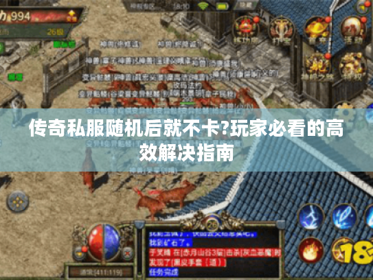 传奇私服随机后就不卡?玩家必看的高效解决指南