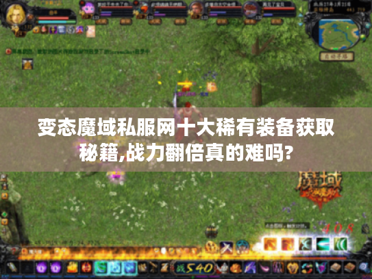 变态魔域私服网十大稀有装备获取秘籍,战力翻倍真的难吗?