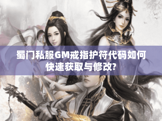 蜀门私服GM戒指护符代码如何快速获取与修改?