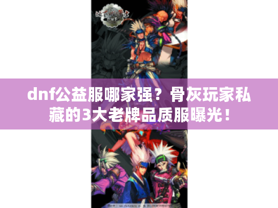 dnf公益服哪家强？骨灰玩家私藏的3大老牌品质服曝光！