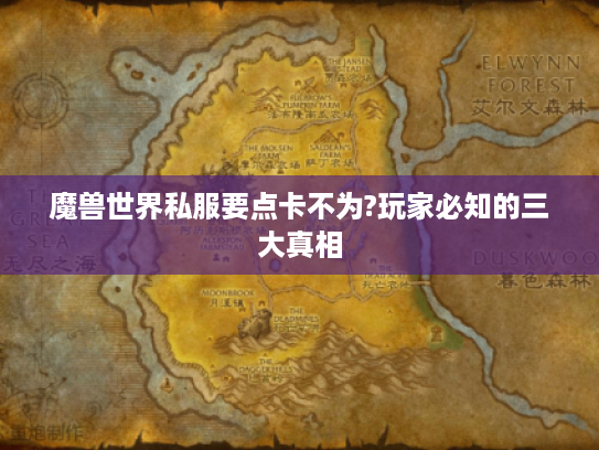 魔兽世界私服要点卡不为?玩家必知的三大真相