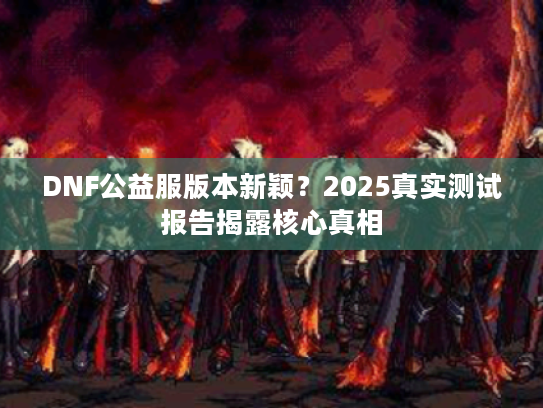DNF公益服版本新颖？2025真实测试报告揭露核心真相