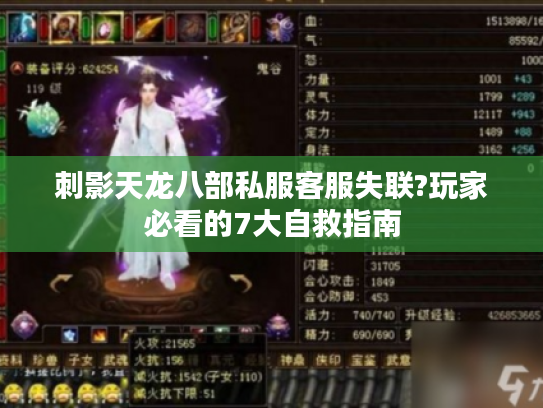 刺影天龙八部私服客服失联?玩家必看的7大自救指南