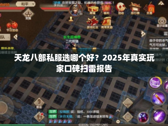 天龙八部私服选哪个好？2025年真实玩家口碑扫雷报告