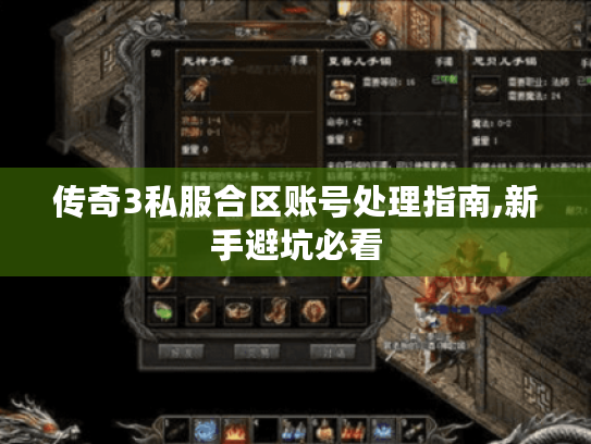 传奇3私服合区账号处理指南,新手避坑必看