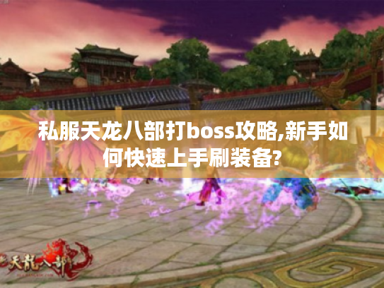 私服天龙八部打boss攻略,新手如何快速上手刷装备?