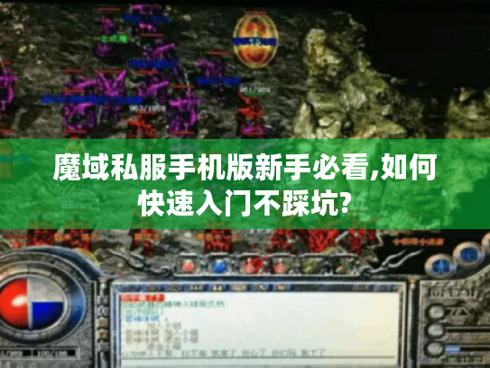 魔域私服手机版新手必看,如何快速入门不踩坑?