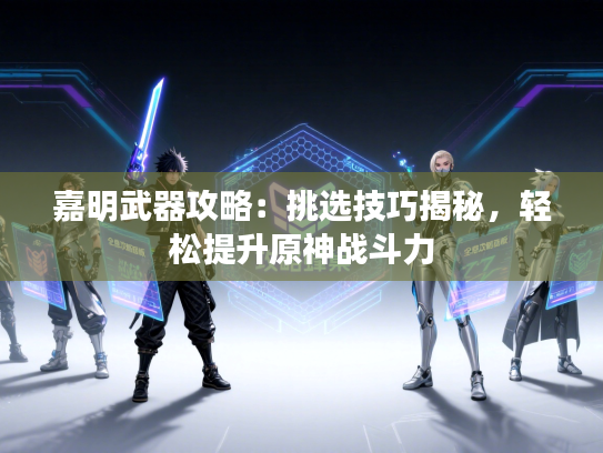 嘉明武器攻略：挑选技巧揭秘，轻松提升原神战斗力