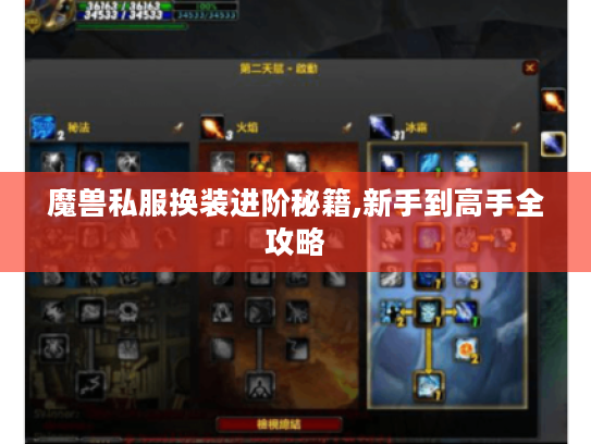 魔兽私服换装进阶秘籍,新手到高手全攻略 魔兽私服换装进阶秘籍,新手到高手全攻略