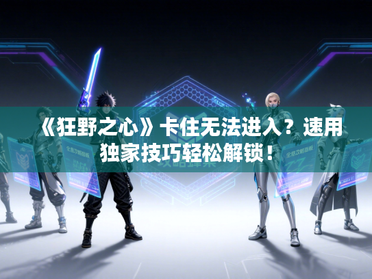 《狂野之心》卡住无法进入？速用独家技巧轻松解锁！