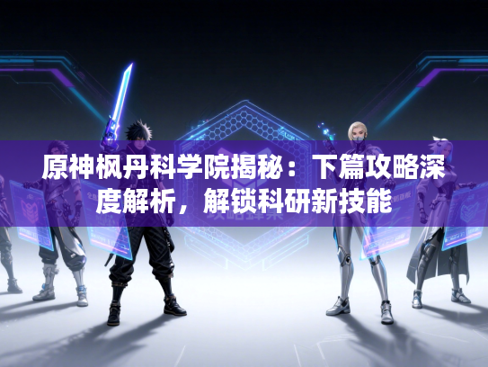 原神枫丹科学院揭秘：下篇攻略深度解析，解锁科研新技能