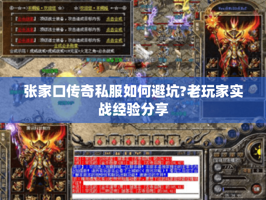 张家口传奇私服如何避坑?老玩家实战经验分享