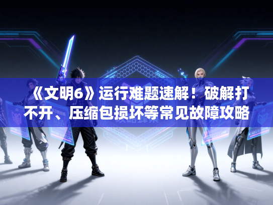 《文明6》运行难题速解！破解打不开、压缩包损坏等常见故障攻略