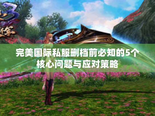 完美国际私服删档前必知的5个核心问题与应对策略