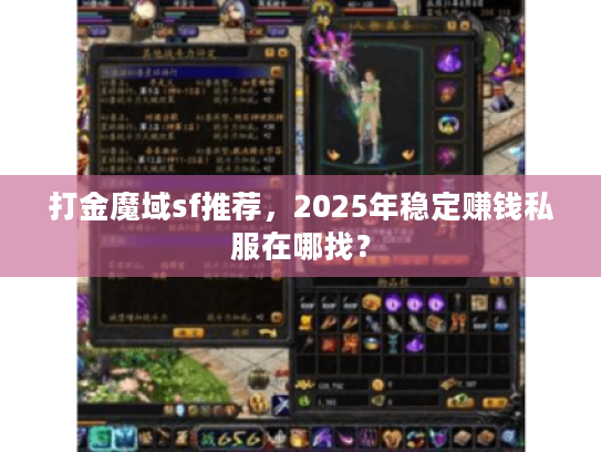 打金魔域sf推荐，2025年稳定赚钱私服在哪找？