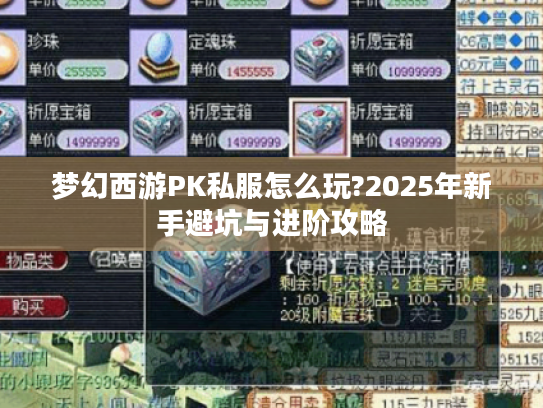 梦幻西游PK私服怎么玩?2025年新手避坑与进阶攻略