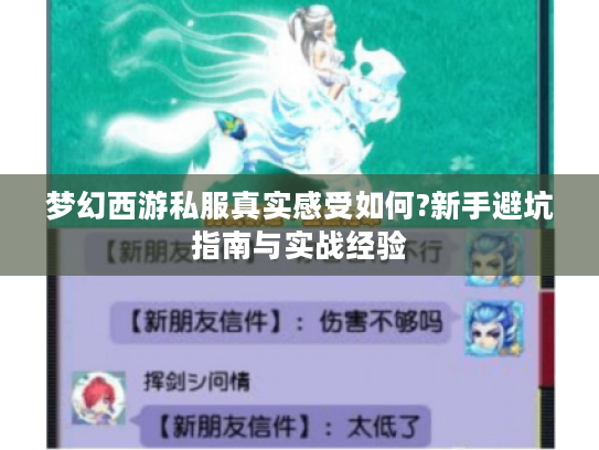 梦幻西游私服真实感受如何?新手避坑指南与实战经验 梦幻西游私服真实感受如何?新手避坑指南与实战经验