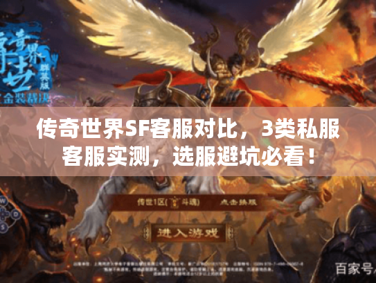 传奇世界SF客服对比，3类私服客服实测，选服避坑必看！
