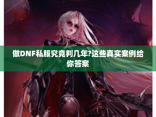 做DNF私服究竟判几年?这些真实案例给你答案