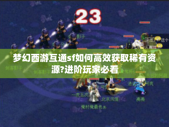 梦幻西游互通sf如何高效获取稀有资源?进阶玩家必看